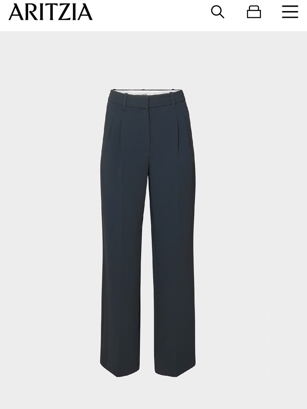 Aritzia Dusty Blue Gray Wilfred Effortless Pant